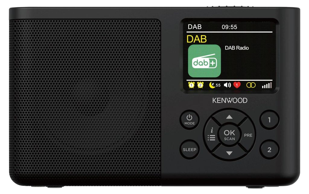 Kenwood CR-M33DAB-B - Radio portable Dab+ avec Bluetooth, Image du produit 