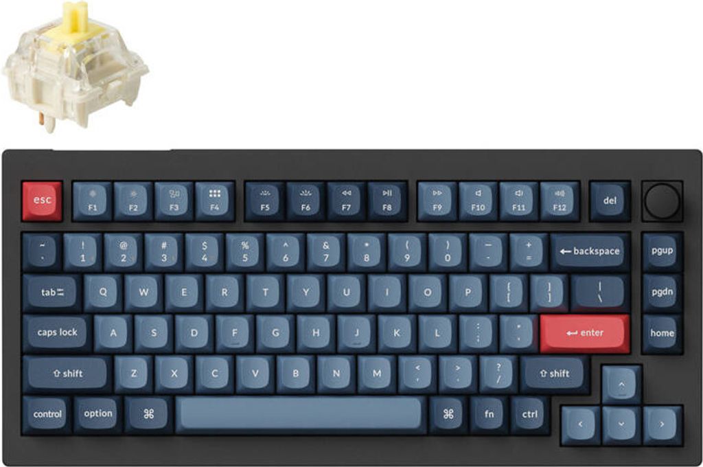 Klávesnice Keychron V1 Max univerzální USB + RF bezdrátová Obrázek produktu 
