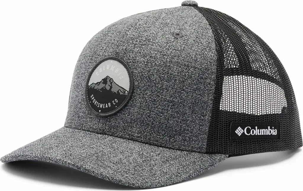 Columbia Mesh Snapback Casquette de Baseball Unie Noire Réglable