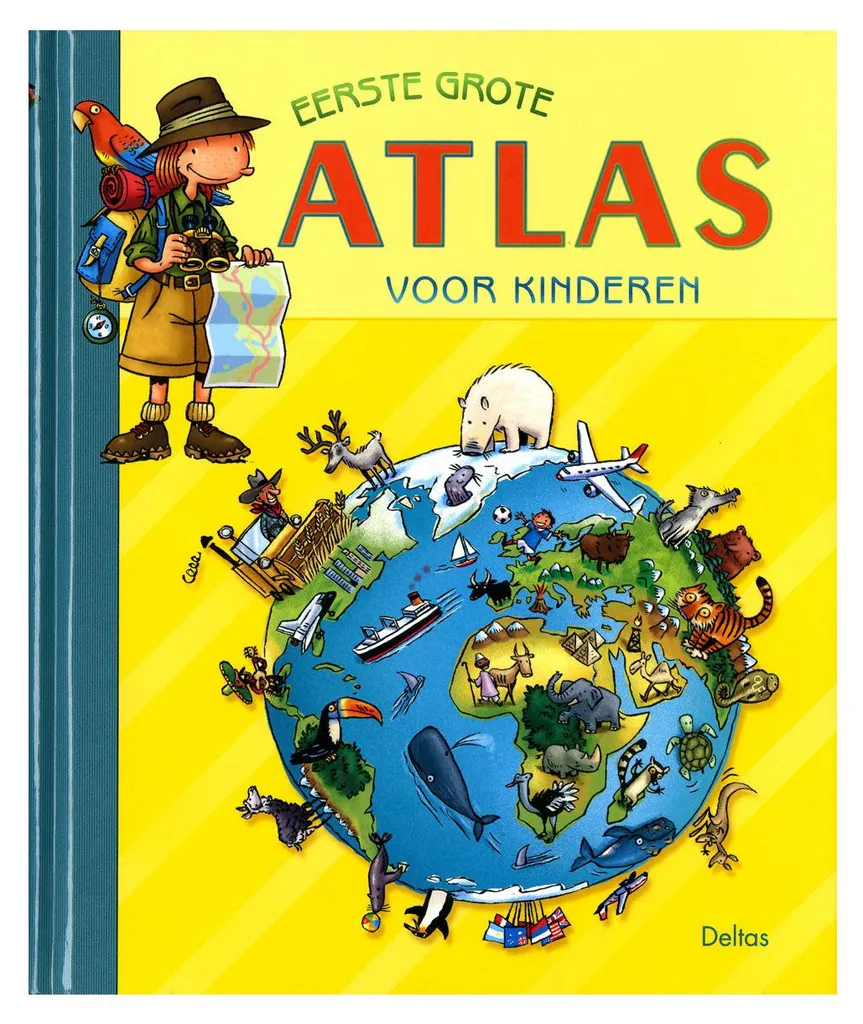Grand atlas pour enfants pour comprendre les pays facilement sans s'ennuyer