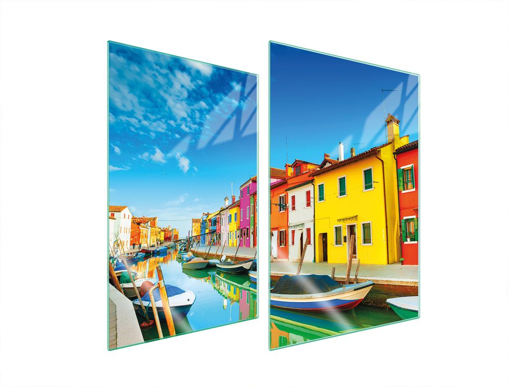 Glasschutzplatte Für Küche 2X35X52 Boote