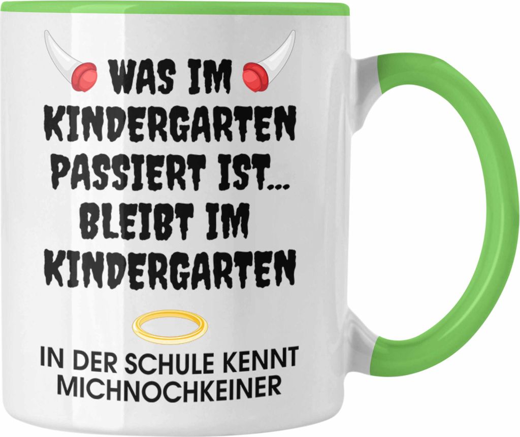 Trendation - Schulkind 2023 Lustig Einschulung Mädchen Junge Geschenk Schultüte Tasse Schulstart 1 Schultag Schuleinführung Schulanfang Geschenk...