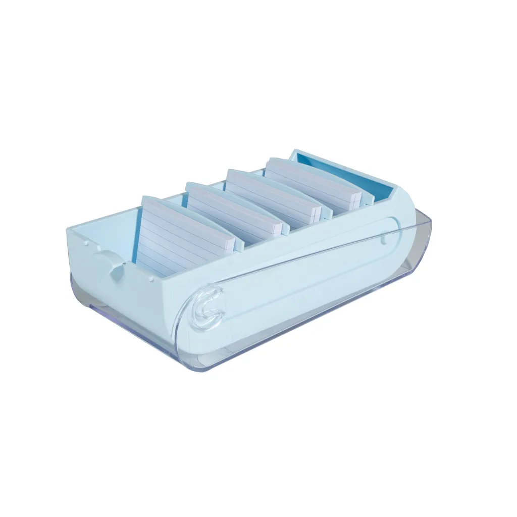 Kit 8 boîtes pour méthode de mémorisation BunnyBox A8 Bleu Pastel - 3