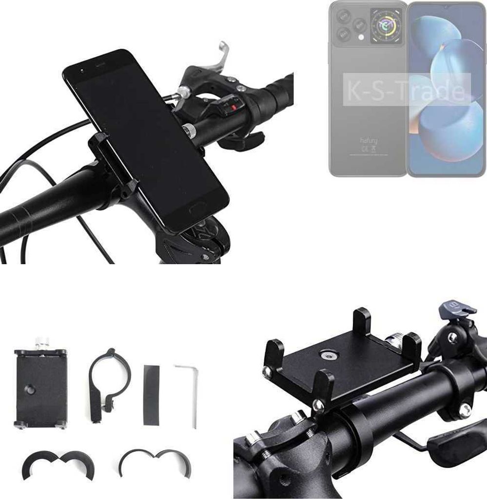 K-S-Trade Handyhalterung für das Fahrrad kompatibel mit Hafury V1 Halter Lenkstange Fahrradhalterung Motorrad Bike Mount Befestigung Smartphone Handy