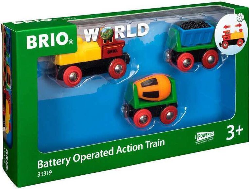 BRIO 33319 - Treno con locomotiva a batteria Immagine del prodotto 