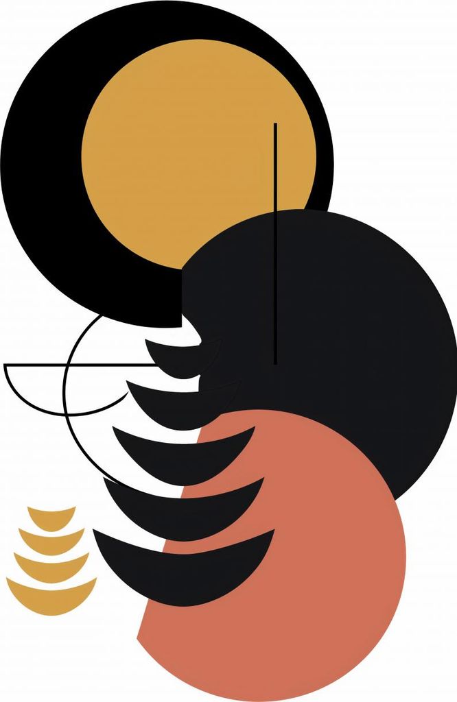 Plakat 50x100cm Kosmischer Dämmerung