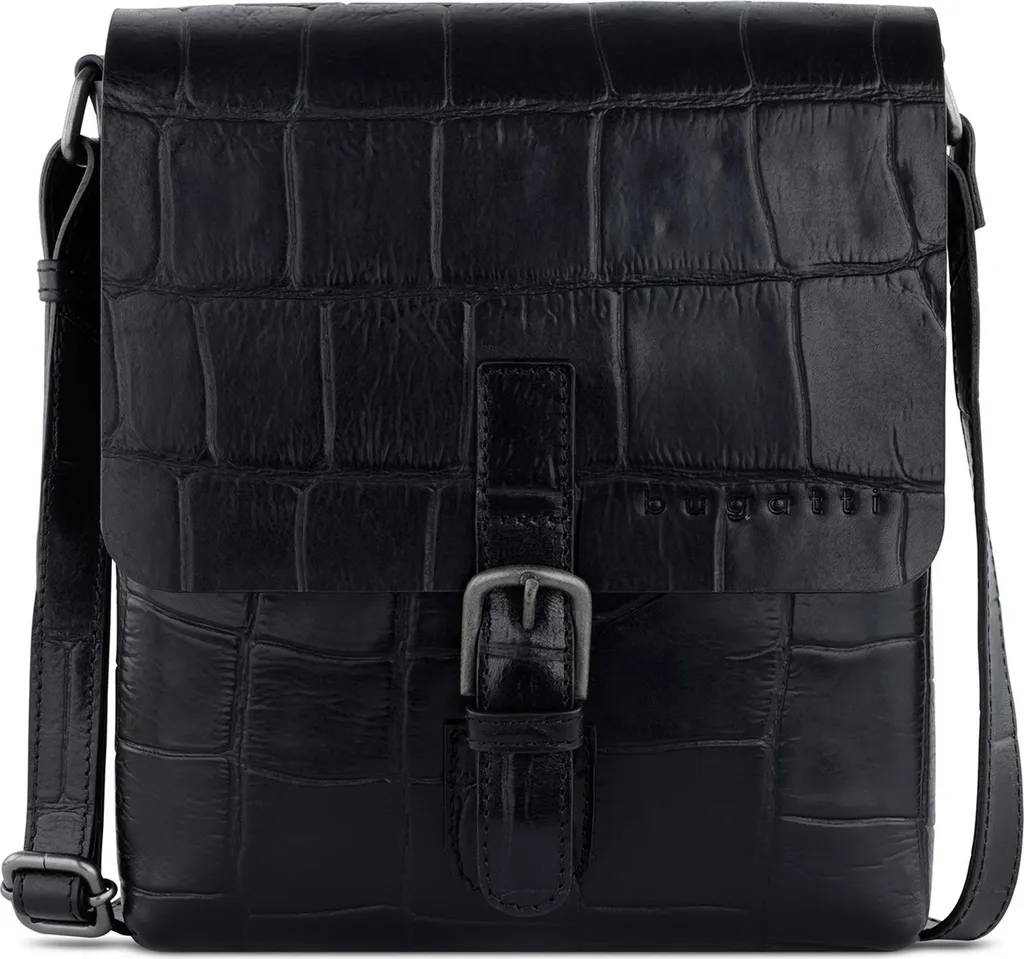 Sac Sacoche Bandoulière bugatti Noir pour Tablette et Affaires
