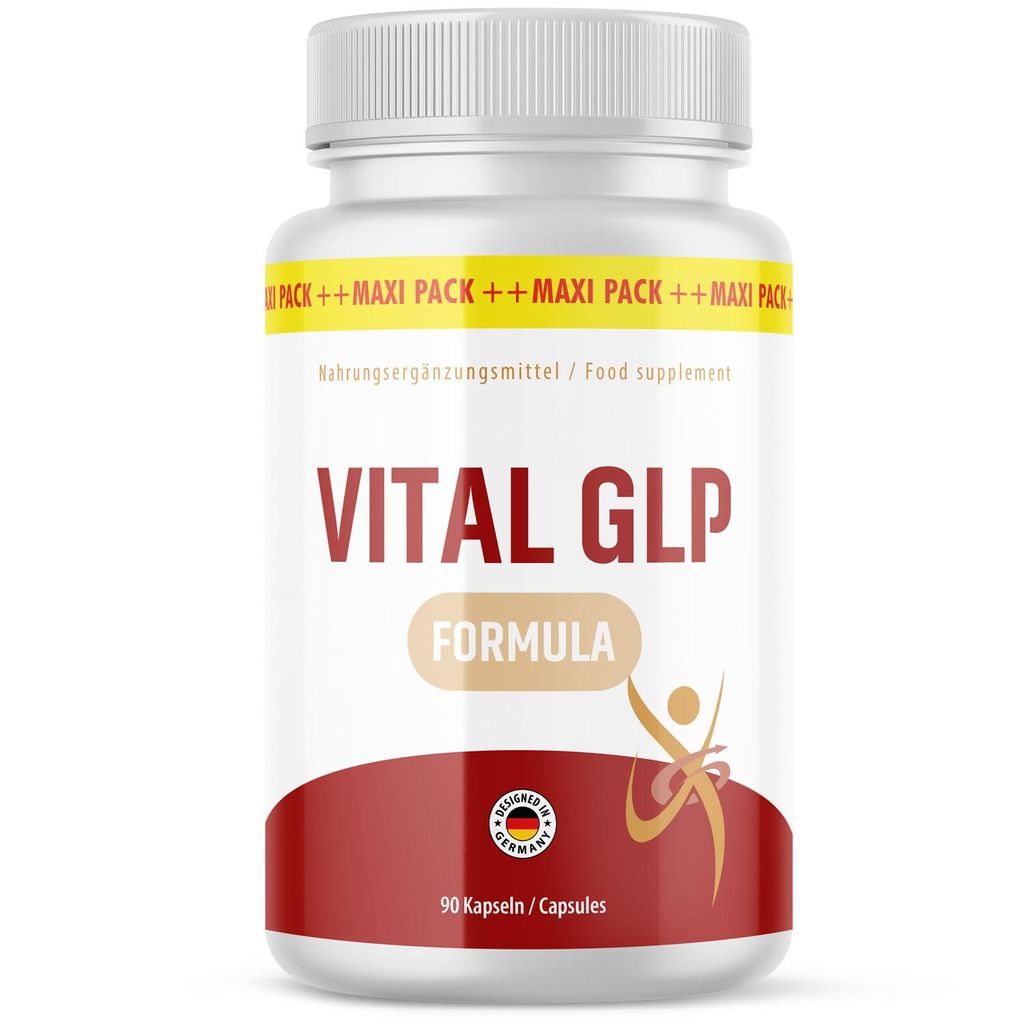 VITAL GLP Formula Kapseln | Dein zuverlässiger Partner | in der großen Maxi-Dose | Inhalt 90 Kapseln