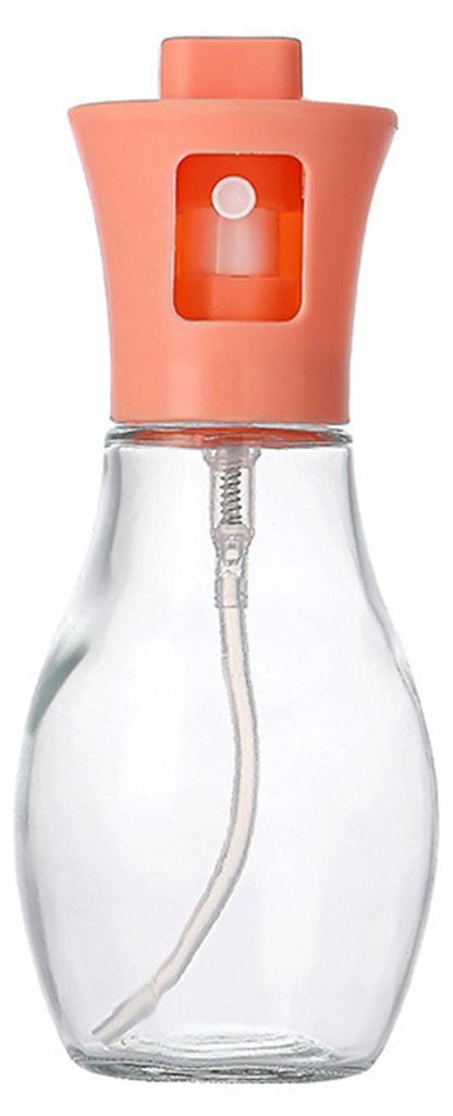 200-ml-Sprühflasche aus Glas mit Edelstahldüse, auch als leere Essigflasche geeignet, zum Kochen, für Salate, zum Grillen und Backen. BPA-frei u...