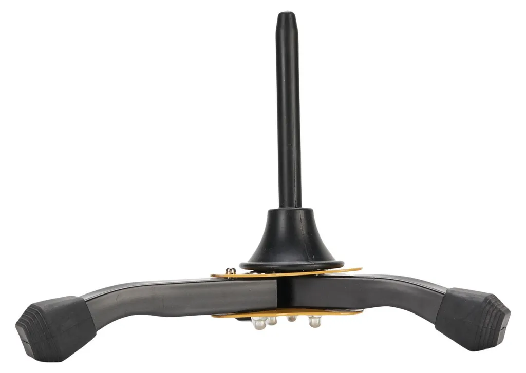 Support Saxophone Droit en Fer Noir Pliable pour Clarinette - Modèle S1