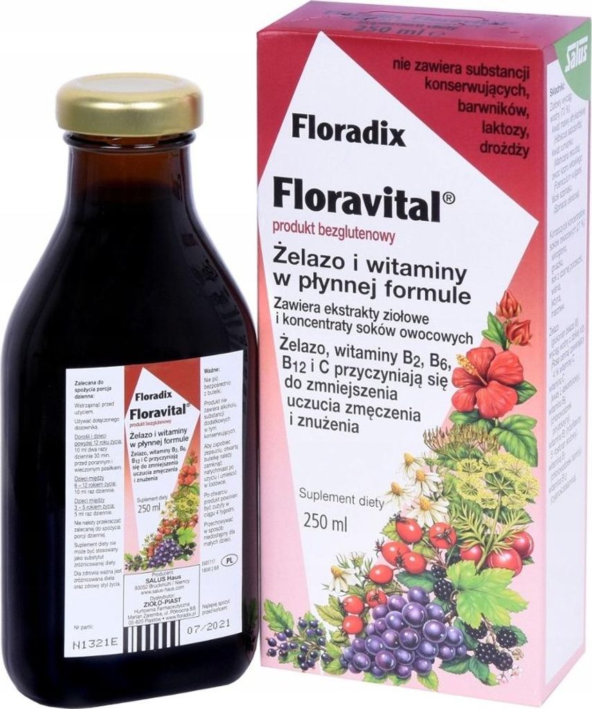 INTEGRATORE ALIMENTARE FERRO + VITAMINE LIQUIDE 250 ml - Immagine del prodotto 