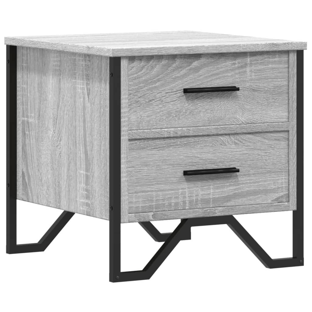 Nachttisch Grau Sonoma 40x41x40 cm Holzwerkstoff Produktbild 