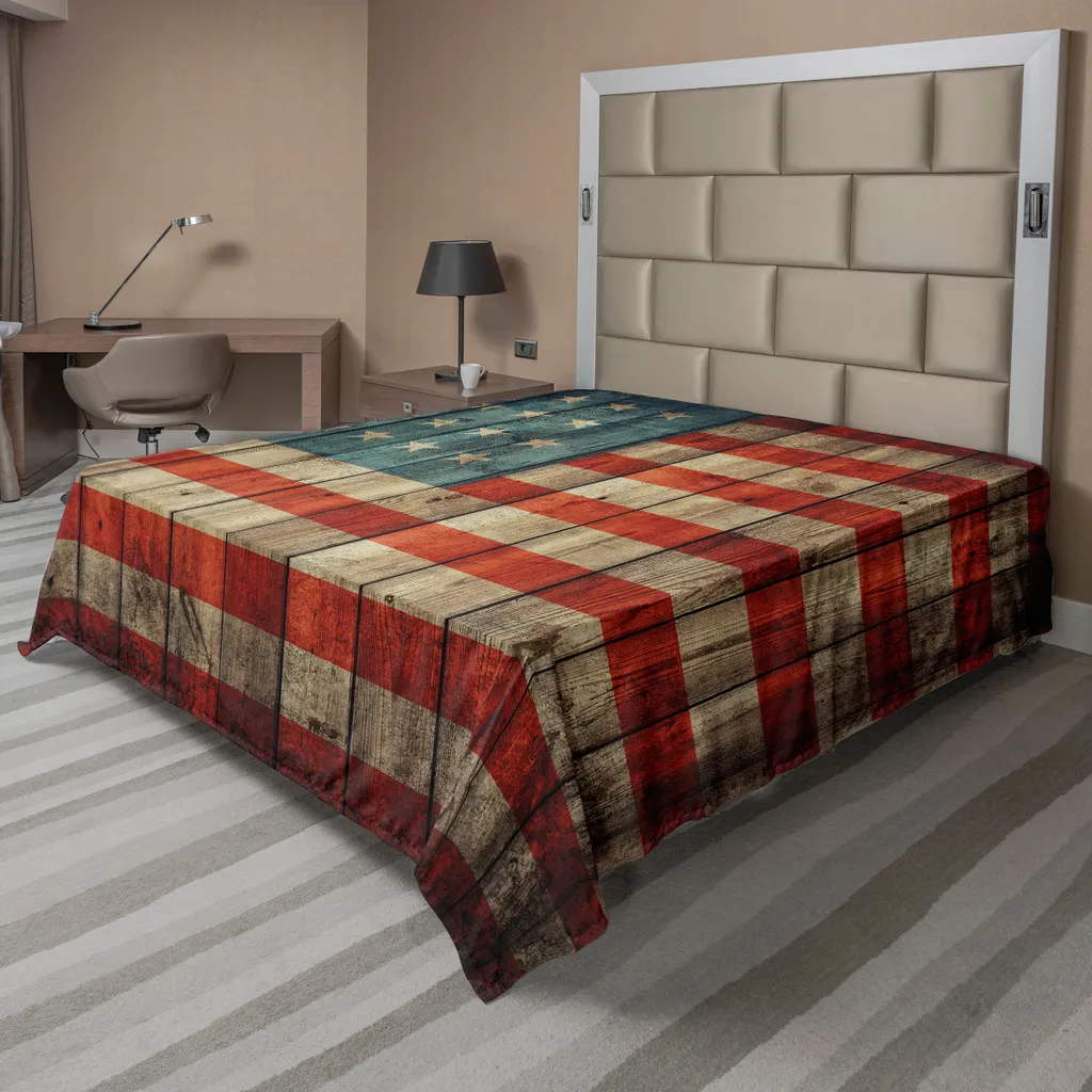 Lenzuolo Decorativo 260x228 ABAKUHAUS - Giorno Indipendenza USA