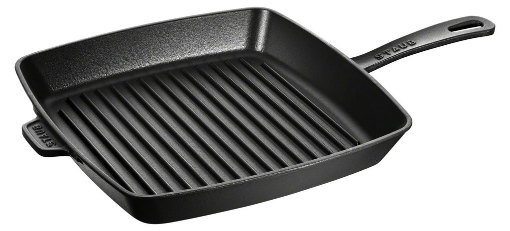 Staub - Patelnia żeliwna grillowa Chistera 30 cm czarny Zdjęcie produktu 