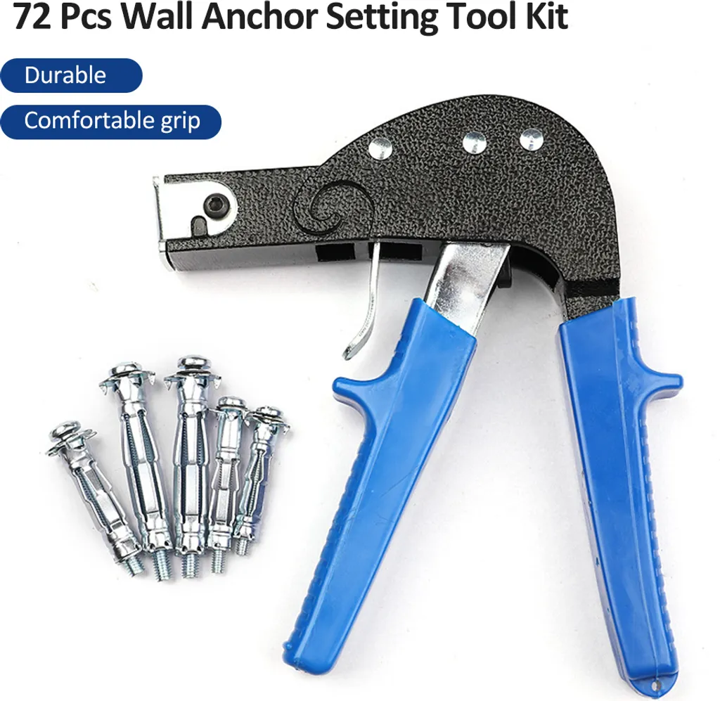Fixez Tout Sans Abîmer Vos Murs : Pack 72 Outils d'Ancrage Mural Creux