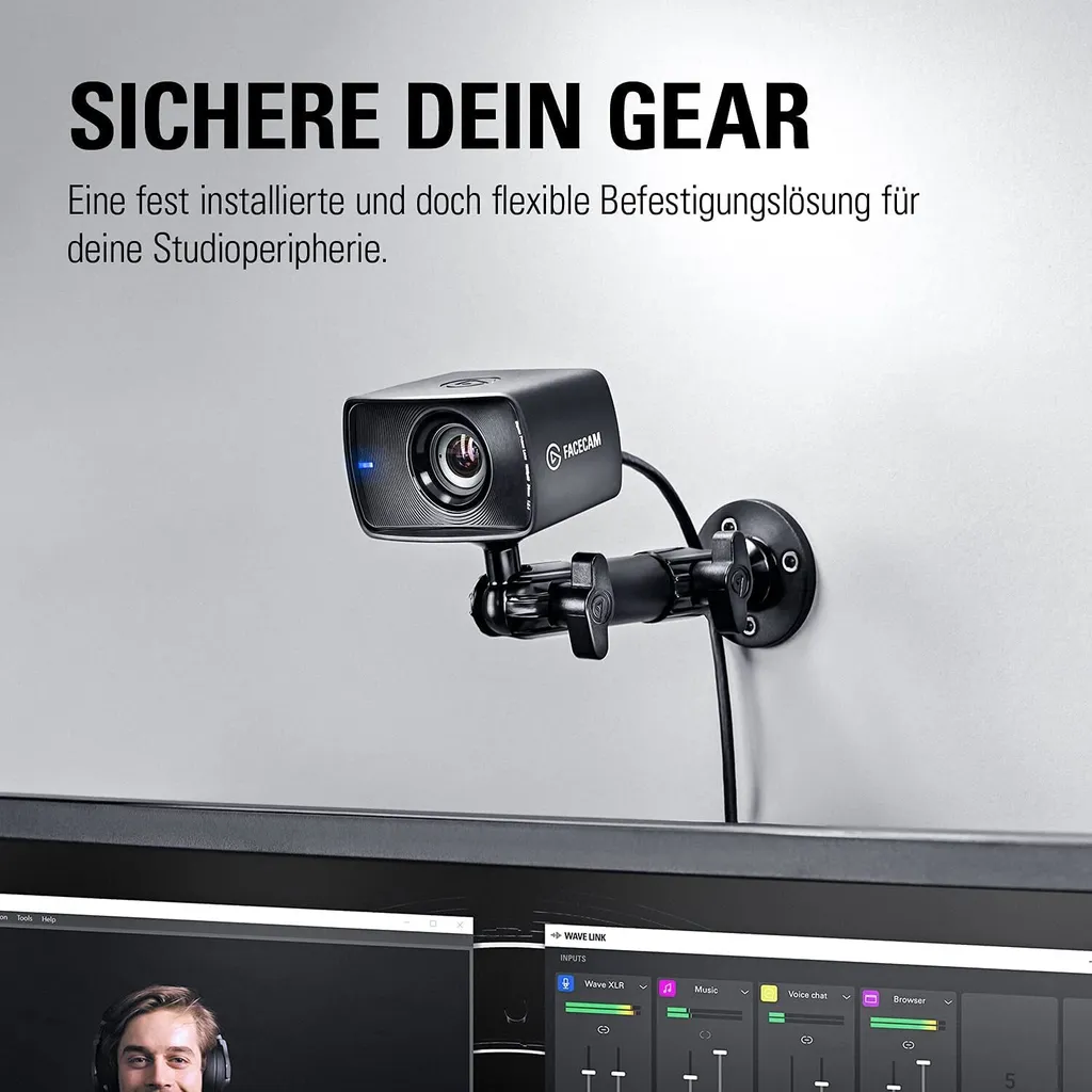 Support Mural de Fixation Elgato Wall Mount pour Studio et Streaming - 8