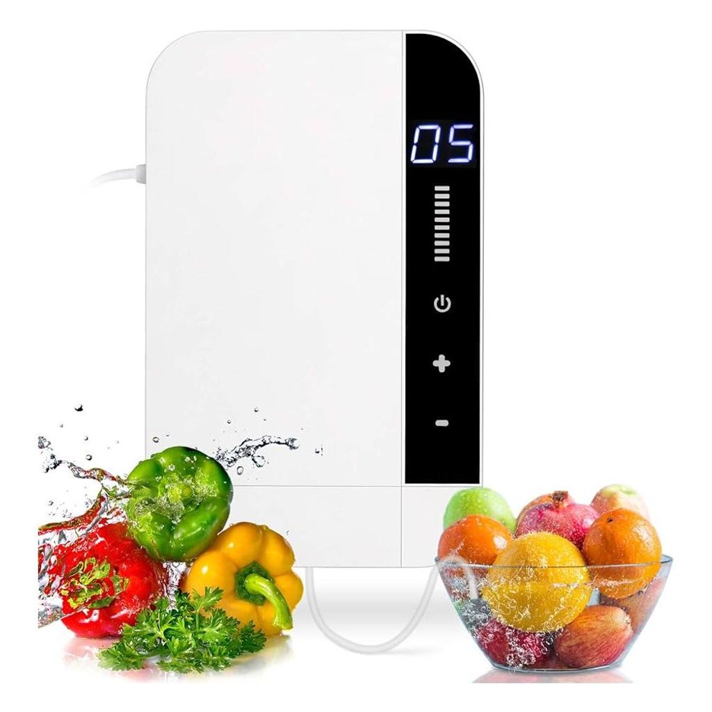 Gemüsewaschmaschine mit 600mg/h Ozon, 14W, LED-Display, zur Produktbild 
