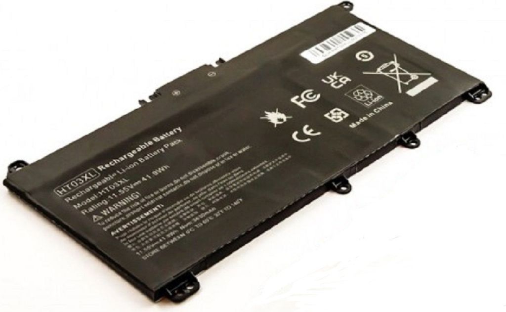 Akku für Hewlett-Packard HT03XL Li-Ion 11,55 Volt 3350 mAh schwarz.