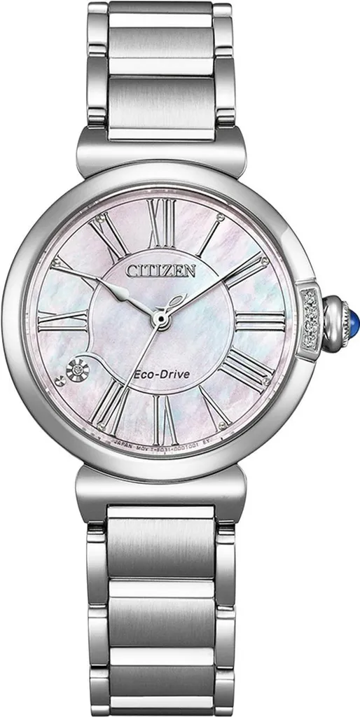 Citizen EM1060-87Y Montre Bracelet Femme Solaire Elegance en Acier