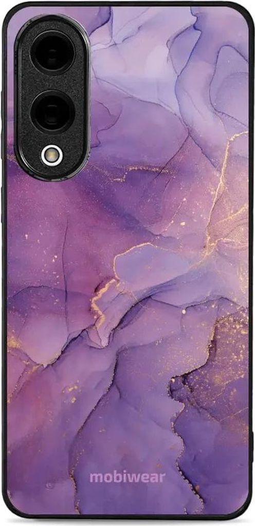 Handyhülle für Galaxy S25 Edge, Mobiwear Glossy Case, Violett