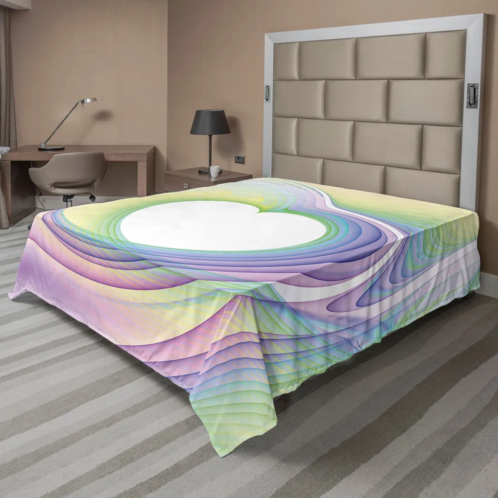 Lenzuolo Sopra ABAKUHAUS 275x260 - Fantasia Astratta Giallo Viola