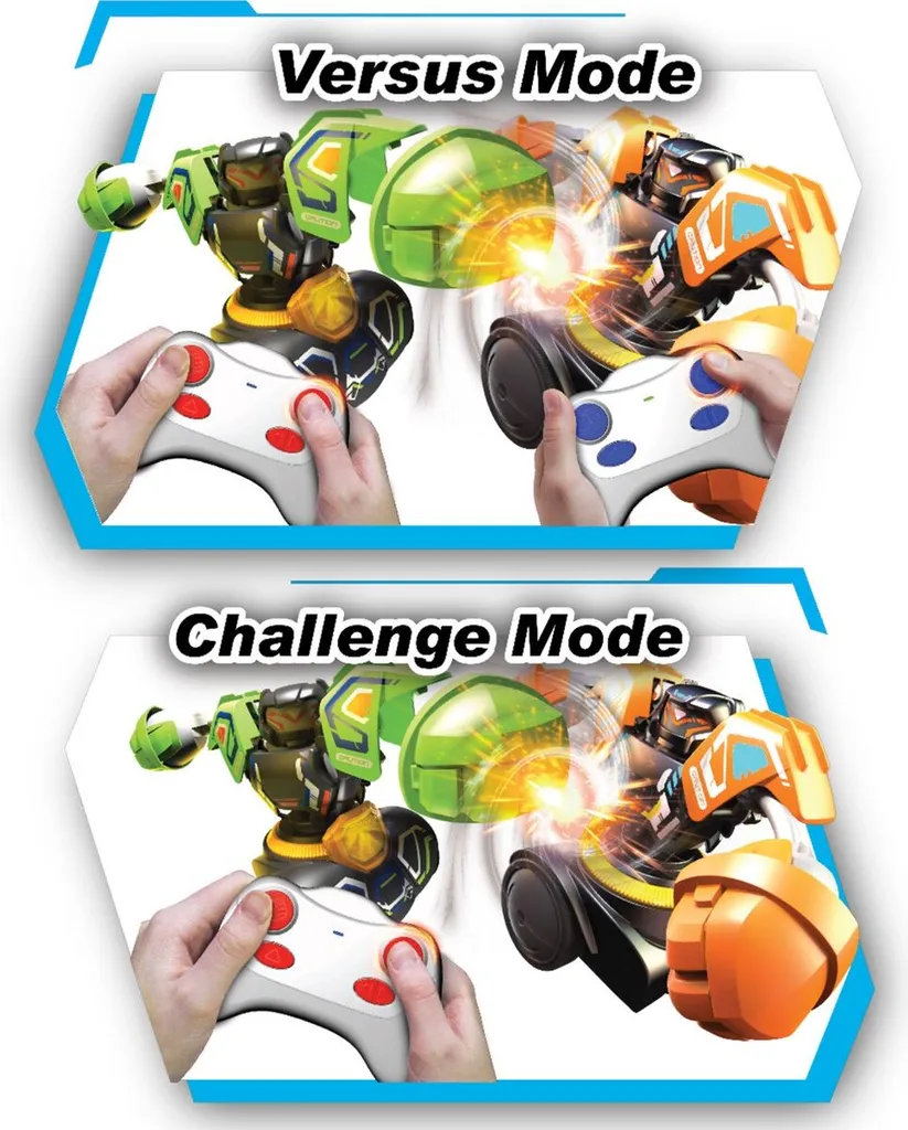 Silverlit Robot Kombat Tornado : Doubles Robots avec Rotation 360° - 10