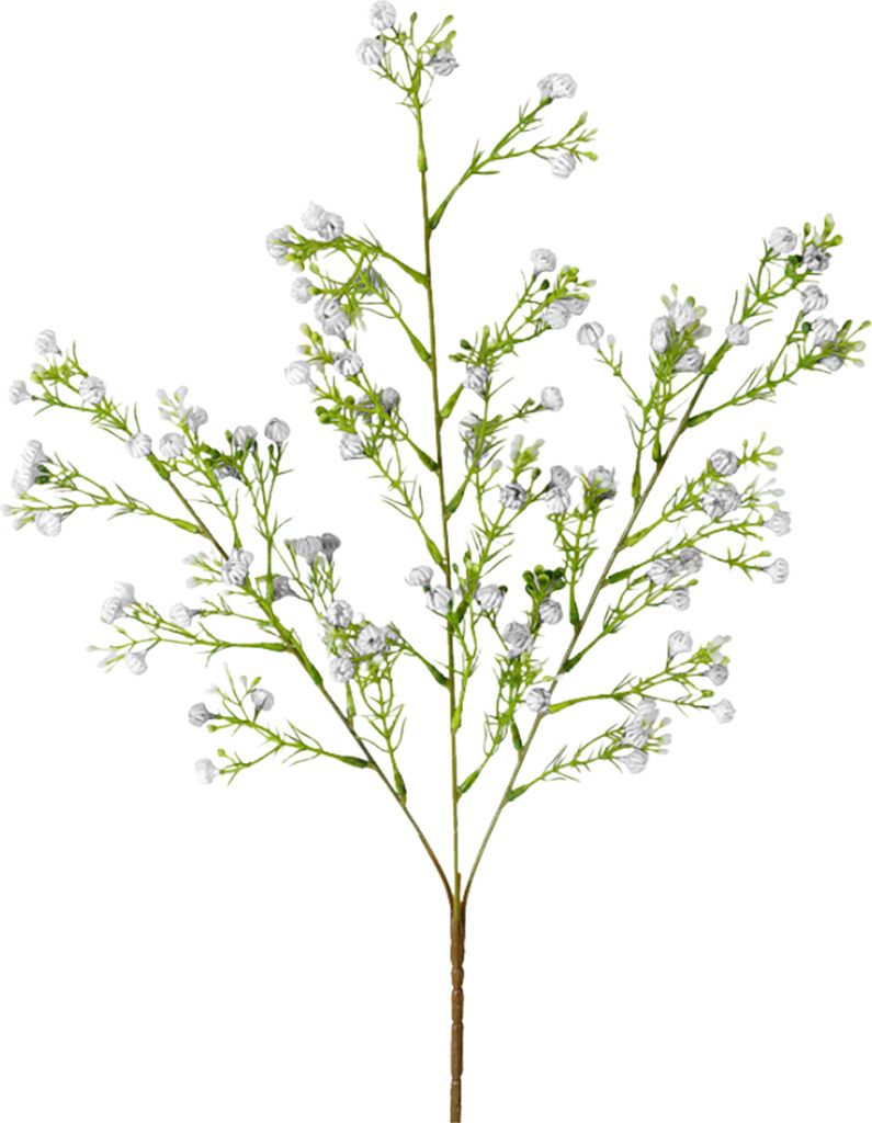 Künstliche Schleierkraut-Blume mit Stiel, 3 Gabeln, 93 Köpfe, für Zuhause, Büro, Tischdekoration, Hochzeit, Kunstblumenzweig, Blumenarrangement...