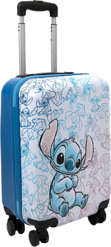 Petit bagage à roulettes Lilo & Stitch - Valise enfant rigide et légère