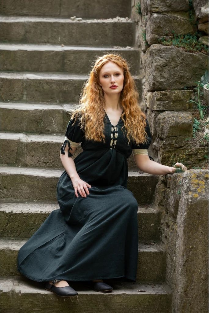 Sommerkleid Grün/Natur "Denise" 5XL