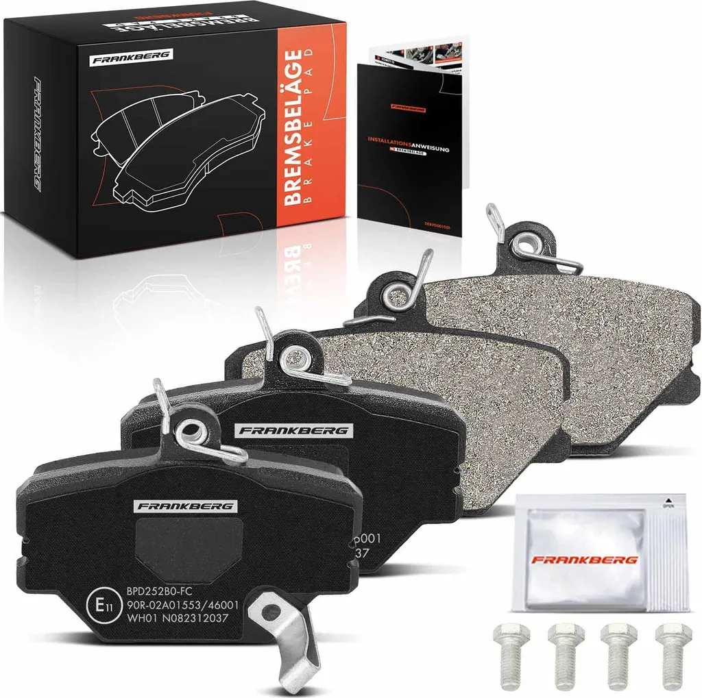 Jeu de Plaquettes de Frein Avant pour Smart Fortwo Cabrio et Coupe