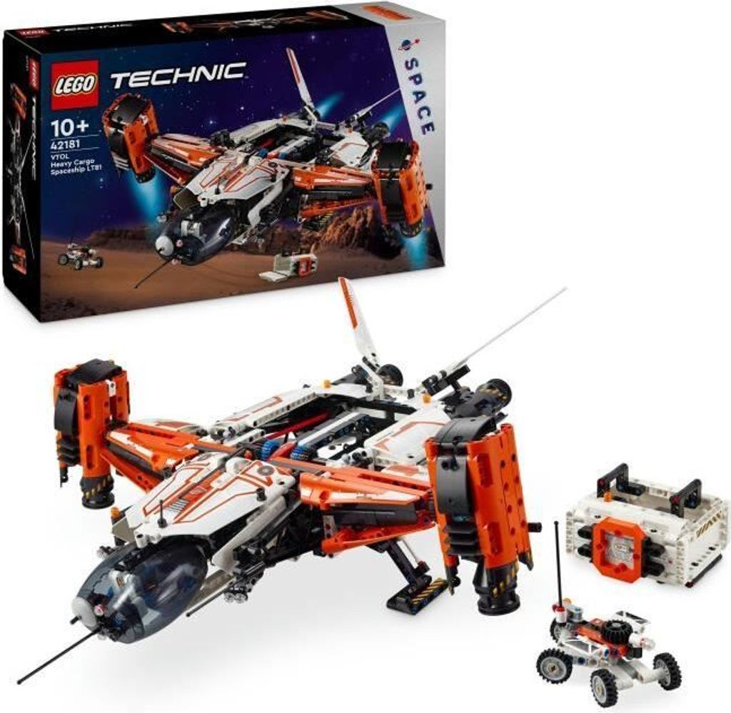LEGO Technic 42181 VTOL LT81 Frachtraumschiff, Weltraumbauspielzeug