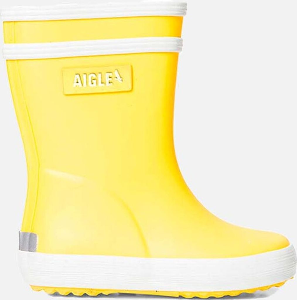 AIGLE Kinderstiefel Aigle Baby-Flac 2 gelb/weiß Größe
