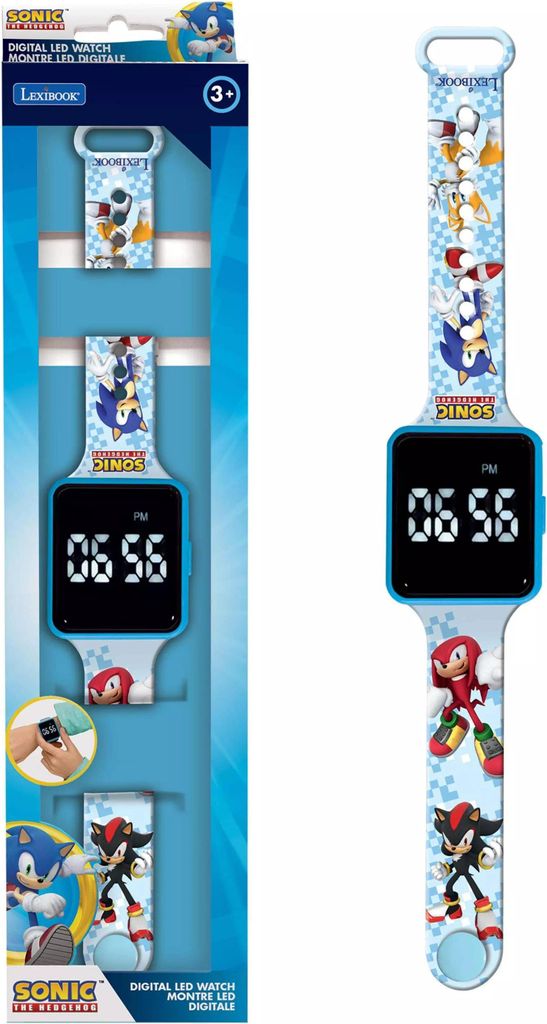 Lexibook - Sonic - Montre LED connectée - Bracelet Image du produit 