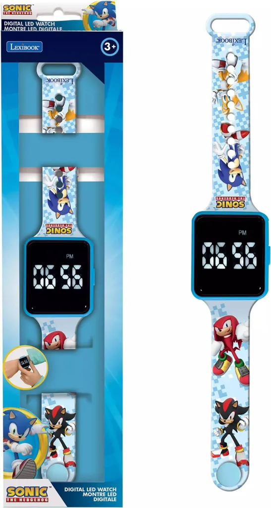 Sonic LED Digital Watch | Orologio Gaming per Ragazzi | Official SEGA