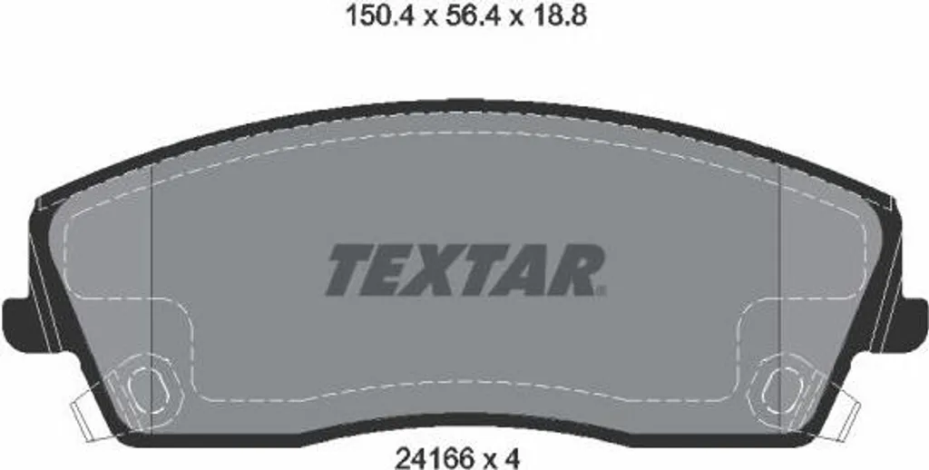 Plaquettes de frein Textar 2416601 pour Thema OE 05142555AA d'origine