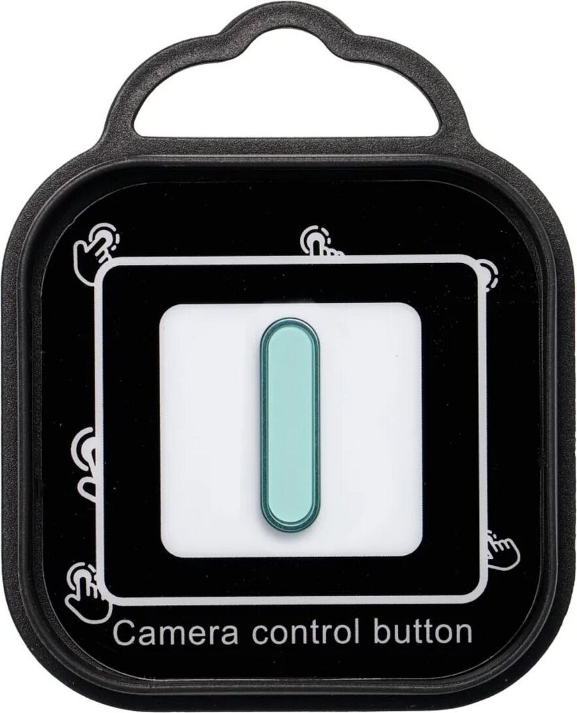 Camera Control aktive Taste passend für IPHONE 16 series case: Tropfenkleber / Clear Mag Cover mint