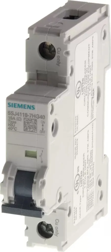 Disjoncteur Magnétothermique Siemens 2A Courbe C pour Tableau UL 489