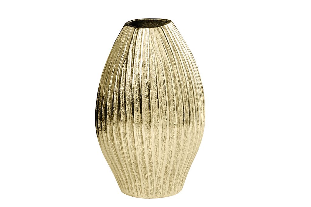 riess-ambiente Moderne Vase ELEGANCE 35cm gold antik Metall Produktbild 10