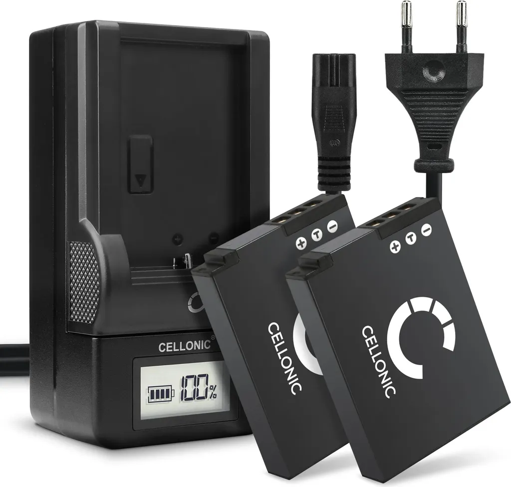 Kit 2x Batteria EN-EL12 CELLONIC per Nikon Coolpix S9100 S9500 S6200