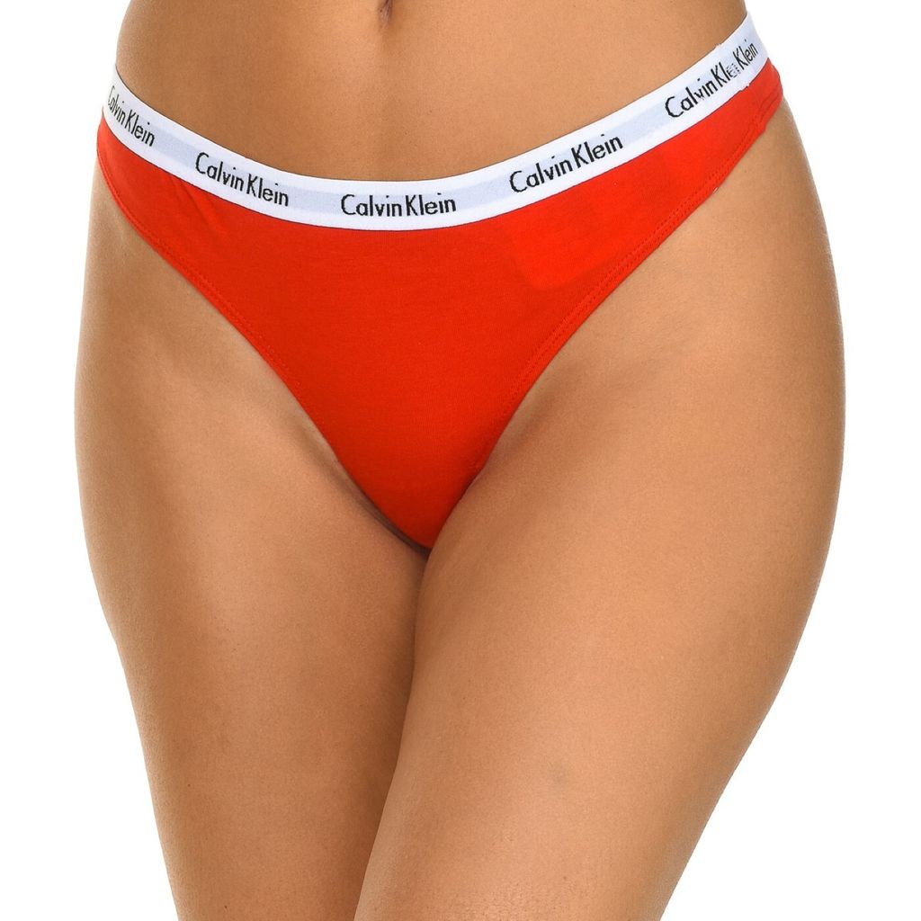 Calvin Klein 3er-Pack Tangas mit elastischem Gummibund D1622T Damen