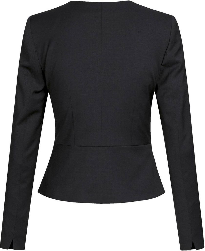 Greiff Modern WITH 37.5 Damen Business-Kurzblazer Slim-Fit Schwarz 36