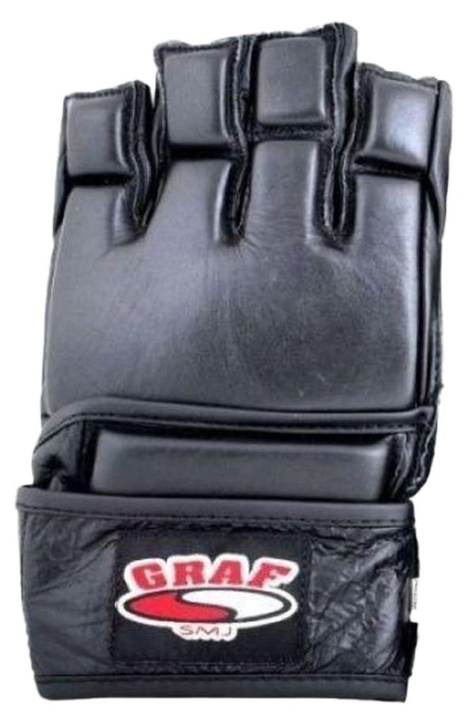 SMJ Sport - Herren/Damen Unisex Boxhandschuhe, Leder, Selbstverteidigung PP4052 (XL) (Schwarz)