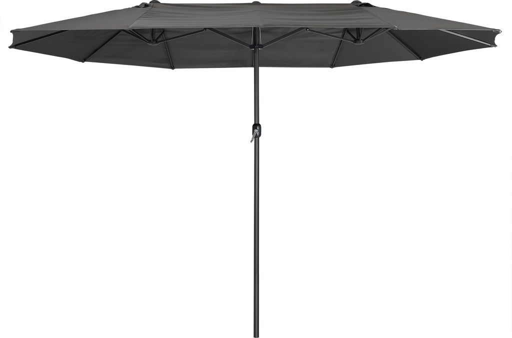 Zelsius Sonnenschirm 460x270 cm, grau, Doppelsonnenschirm Produktbild 