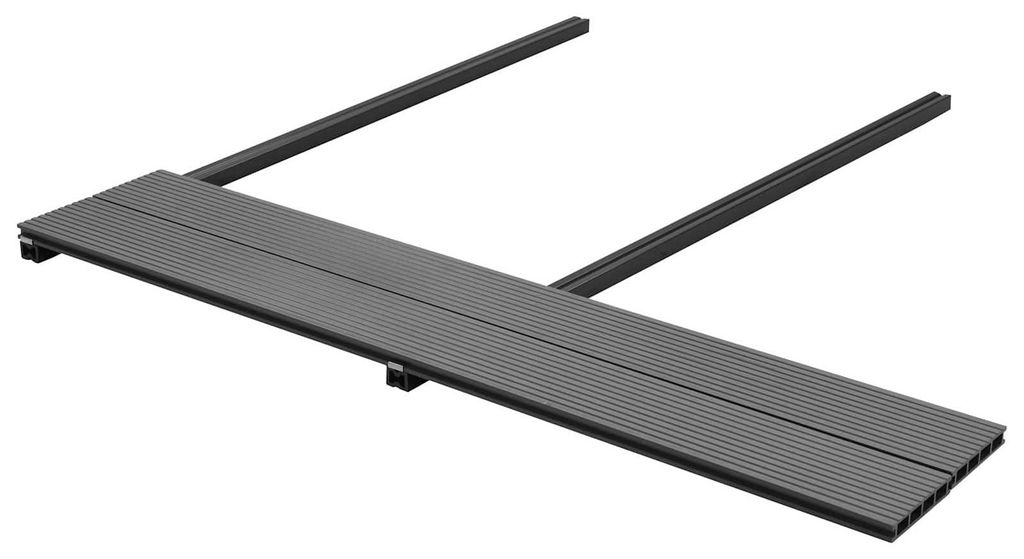 Terrassendiele - VIDAXL - 6 pcs - Grau WPC
