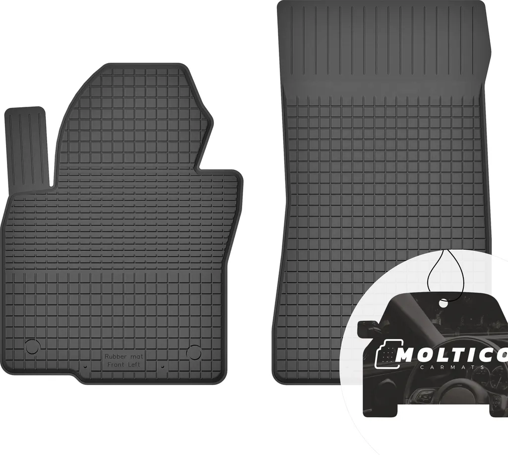 Tappetini Auto Su Misura Audi Q7 2006-2015 - Set Anteriori Gomma 4L