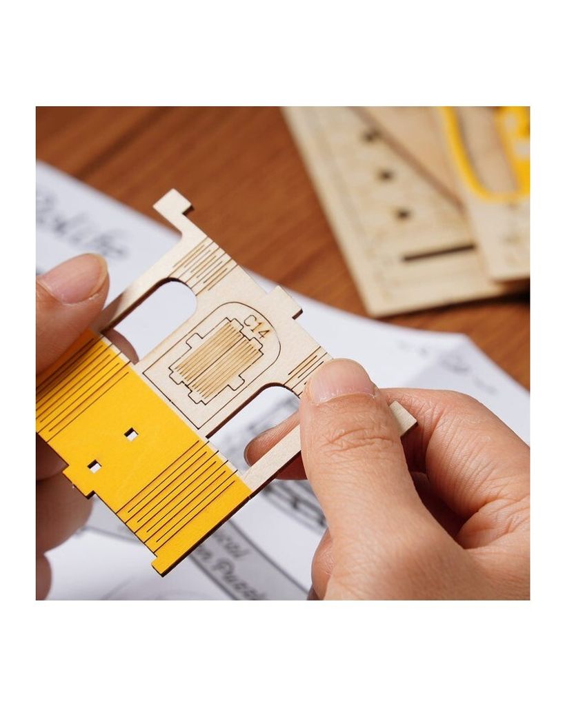 Drevené 3D puzzle s električkou Obrázok produktu 5