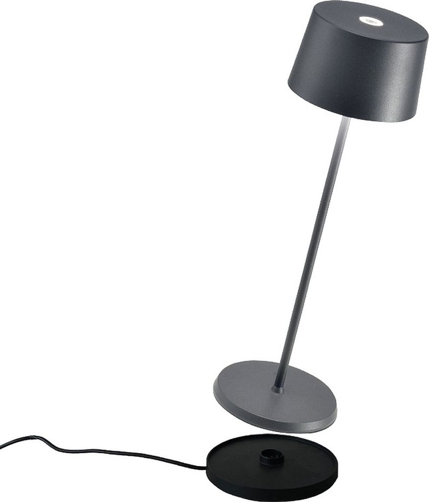 Stolní lampa na baterie Zafferano Olivia Pro 350 mm tmavě Obrázek produktu 