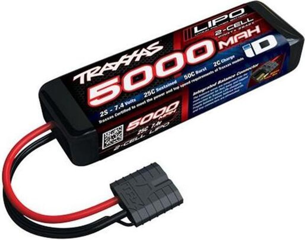 Batteria Lipo Traxxas 5000mAh 7,4V 2 celle 25C Immagine del prodotto 