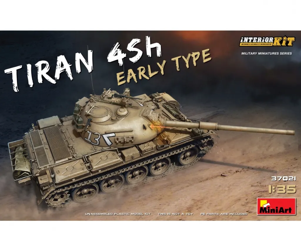 Maquette de Char Tiran 4Sh MiniArt 1/35 avec Aménagement Intérieur