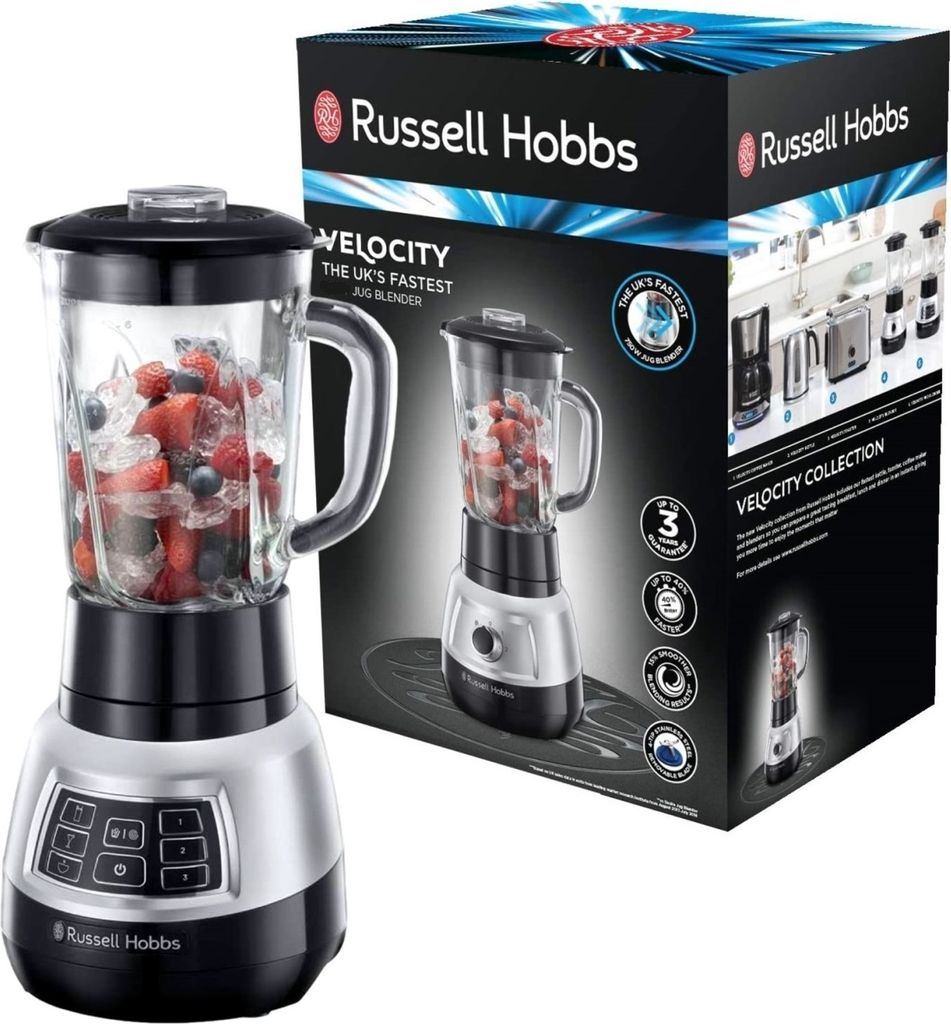 Russell Hobbs Velocity Pro Glas Standmixer Produktbild 